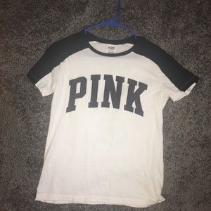 VS PINK (black & white) shirt